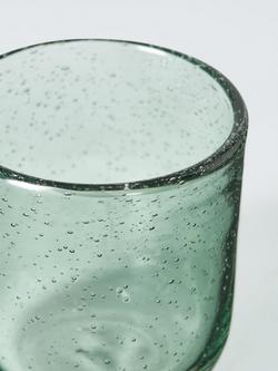 John Lewis Colour Directory Bubble Glass Tumbler, 290ml, Avocado - view 2, Multi