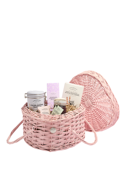Cartwright & Butler Treats for Her Wicker Basket - view 2, Multi