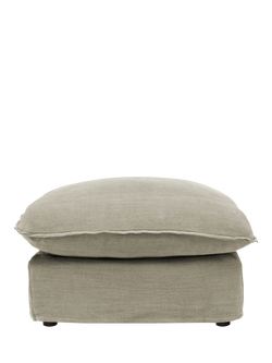John Lewis x Sophie Conran Cocobella Footstool, Light Leg, Bruges Sage