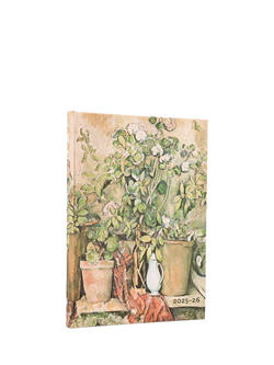 Paperblanks Cézanne Terracotta Pots and Flowers 2026 Diary, Multi, Multi