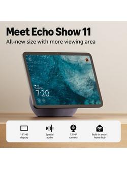 Amazon Echo Show 11 (2025) Smart Speaker with 11" Screen & Alexa Voice Recognition & Control - view 2, Graphite
