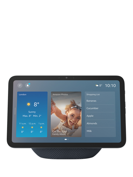 Amazon Echo Show 8 (2025) Smart Speaker with 8.7" Screen & Alexa+ Early Access Voice Recognition & Control, Graphite