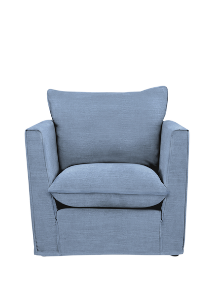 John Lewis x Sophie Conran Cocobella Armchair, Light Leg, Beatrice Olive, Bruges Navy