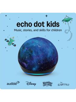 Amazon Echo Dot Kids Smart Speaker with Alexa Voice Recognition & Parental Controls, 5th Generation - view 2, Stardust