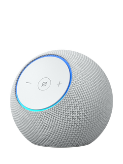 Amazon Echo Dot Max (2025) Smart Speaker with Alexa Voice Recognition & Control & Built-in Smart Home Hub, Glacier White