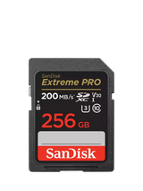 SanDisk Extreme Pro UHS-1, Class 10, SDXC Card, up to 200MB/s Read Speed, 256GB