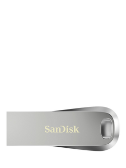 SanDisk Ultra Luxe USB 3.1 Gen 1 Flash Drive, 128GB, Metal, Metal