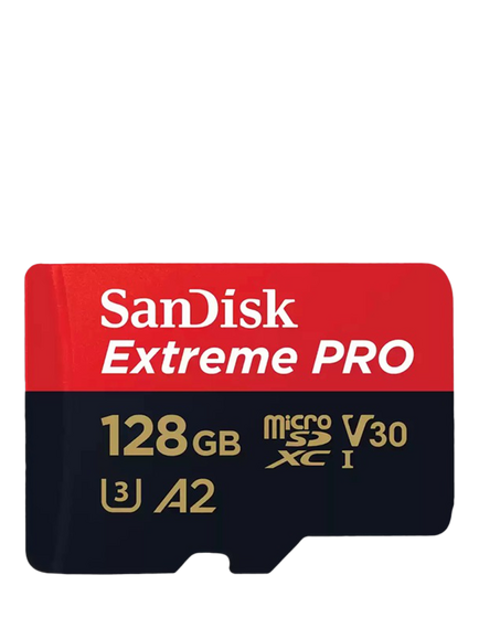 SanDisk Extreme Pro UHS-1, Class 10, MicroSDXC Card, up to 200MB/s Read Speed, 128GB, Black