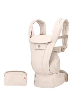 Ergobaby Omni Deluxe Cotton Baby Carrier, Natural Beige, Natural Beige