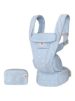 Ergobaby Omni Deluxe Mesh Baby Carrier, Serene Blue, Serene Blue
