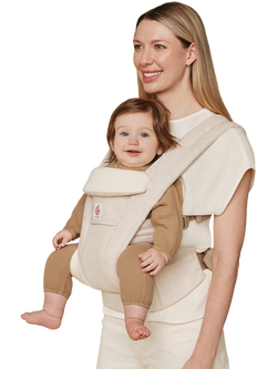 Ergobaby Omni Deluxe Mesh Baby Carrier, Natural Linen, Natural Linen