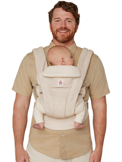 Ergobaby Omni Deluxe Mesh Baby Carrier, Natural Linen - view 2, Natural Linen