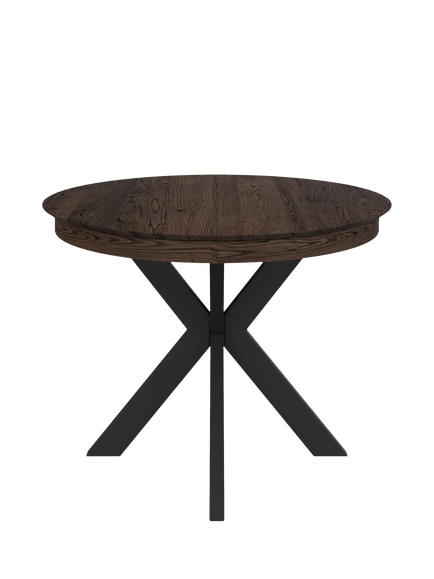 John Lewis Woburn Chamfered Edge Oval Extending Dining Table, Brown, Brown