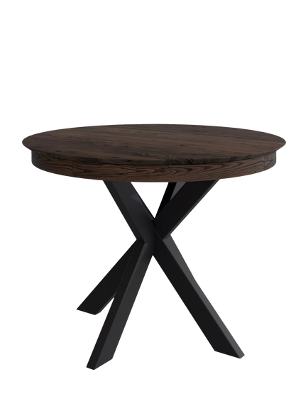 John Lewis Woburn Chamfered Edge Oval Extending Dining Table, Brown - view 2, Brown