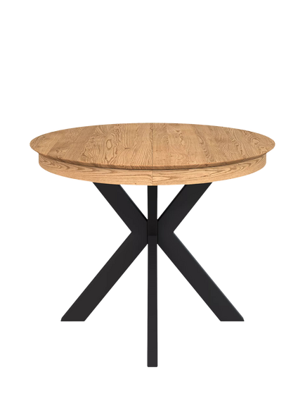 John Lewis Woburn Chamfered Edge Oval Extending Dining Table, Natural, Natural