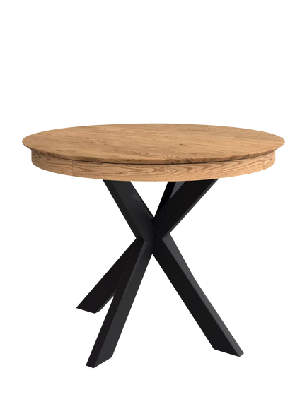 John Lewis Woburn Chamfered Edge Oval Extending Dining Table, Natural - view 2, Natural