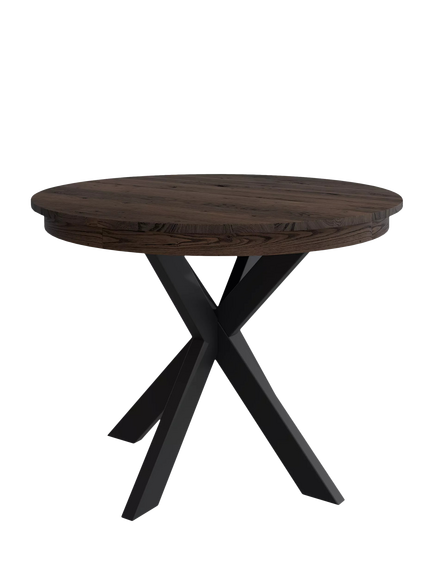 John Lewis Woburn Straight Edge Oval Extending Dining Table, Brown - view 2, Brown