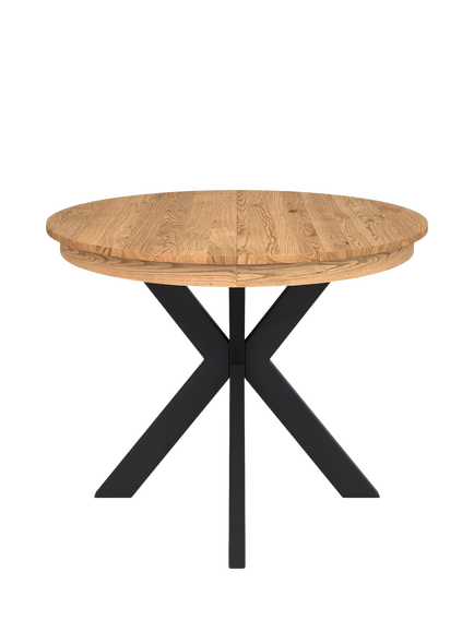 John Lewis Woburn Straight Edge Oval Extending Dining Table, Natural, Natural