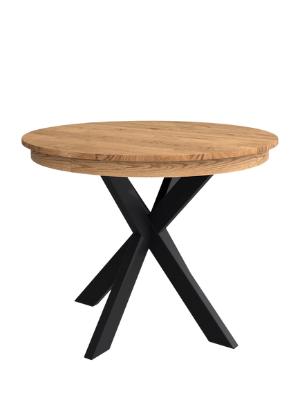 John Lewis Woburn Straight Edge Oval Extending Dining Table, Natural - view 2, Natural
