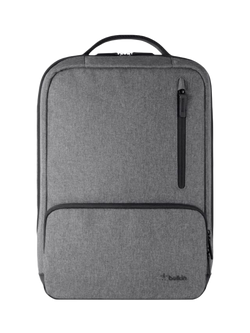 Belkin Classic Pro Backpack for Laptops up to 15.6”, Grey, Grey