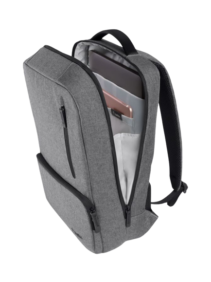 Belkin Classic Pro Backpack for Laptops up to 15.6”, Grey - view 2, Grey