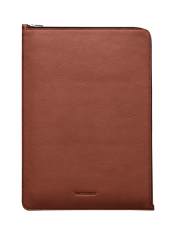 WOOLNUT Leather Folio for 16” MacBook Pro, Cognac - view 2, Cognac