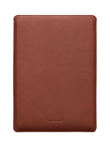WOOLNUT Leather Sleeve for 16" MacBook Pro, Cognac - view 2, Cognac