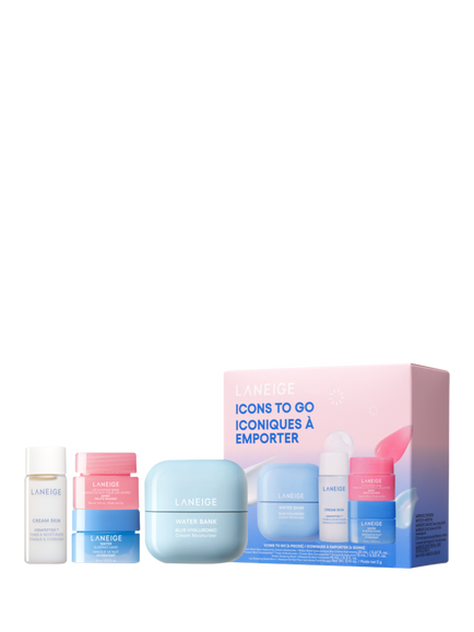 LANEIGE Icons To Go Skincare Gift Set, 