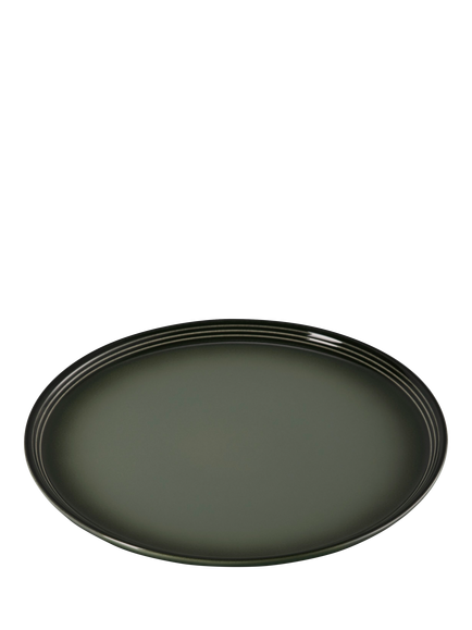 Le Creuset Stoneware Coupe Dinner Plate, 27cm, Thyme - view 2, Thyme