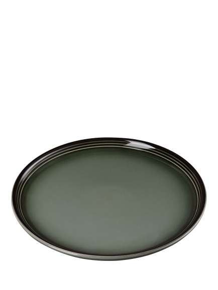 Le Creuset Stoneware Coupe Side Plate, 21.8cm, Thyme - view 2, Thyme