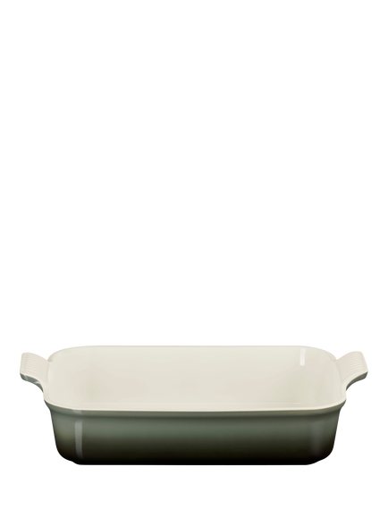 Le Creuset Stoneware Heritage Rectangular Oven Dish, Thyme, 32cm, Thyme