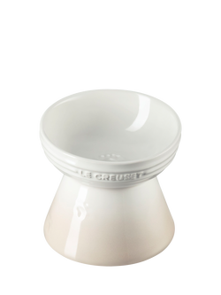 Le Creuset Stoneware Footed Pet Bowl - view 2, Meringue