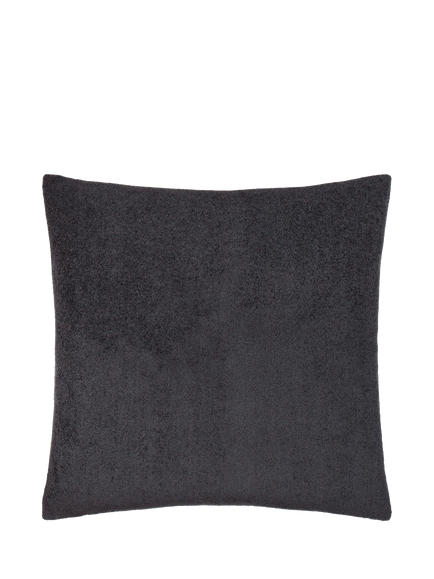 MADE Checkerboard Boucle Cushion, Marine - view 2, Marine