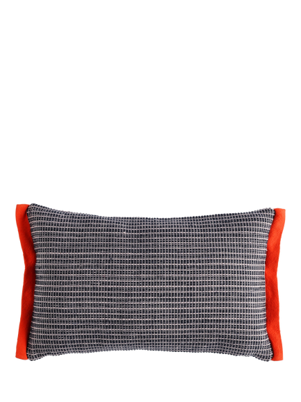 MADE Cady Woven Reversible Rectangular Cushion, Blue, Blue