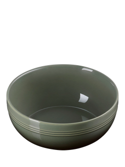 Le Creuset Stoneware Coupe Cereal Bowl, 15.9cm, Thyme - view 2, Thyme