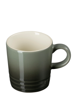 Le Creuset Stoneware Espresso Mug, 100ml, Thyme - view 2, Thyme