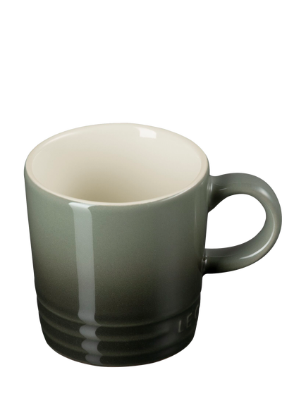 Le Creuset Stoneware Espresso Mug, 100ml, Thyme - view 2, Thyme