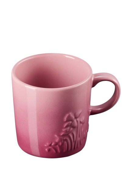 Le Creuset Stoneware Jardin Mug, 350ml - view 2, Rose Quartz