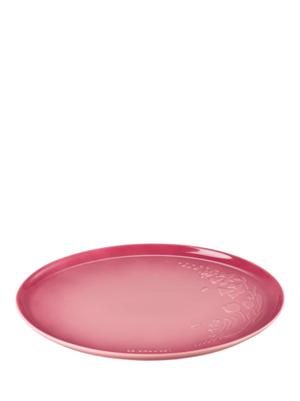 Le Creuset Stoneware Jardin Oval Serving Platter, 36cm, Rose Quartz