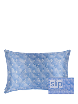 Slip® Pure Silk Zippered Pillowcase - view 2, Bluebelle