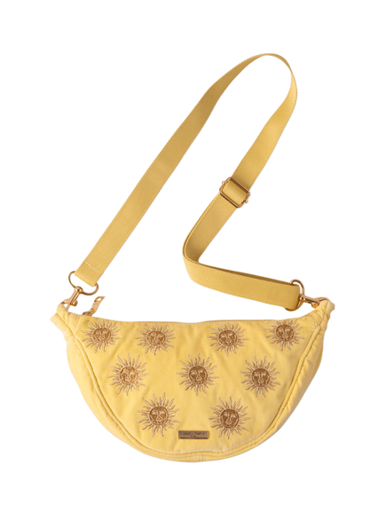 Elizabeth Scarlett Sun Goddess Sling Bag, Butter Yellow, Butter Yellow