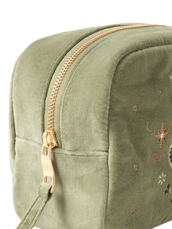 Elizabeth Scarlett Mystical Horse Makeup Bag, Green - view 2, Green