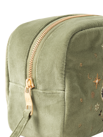 Elizabeth Scarlett Mystical Horse Makeup Bag, Green - view 2, Green