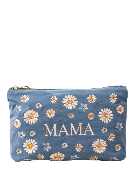 Elizabeth Scarlett Daisy Dream Mama Pouch, Dusky Blue, Dusky Blue