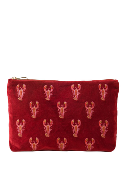 Elizabeth Scarlett Lobster Everday Pouch, Red Multi, Red Multi