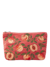 Elizabeth Scarlett Sun Goddess Velvet Pouch, Rust