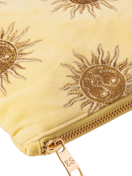 Elizabeth Scarlett Sun Goddess Pouch, Butter Yellow - view 2, Butter Yellow