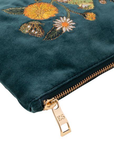 Elizabeth Scarlett Wild Garden Mini Pouch, Green Multi - view 2, Green Multi