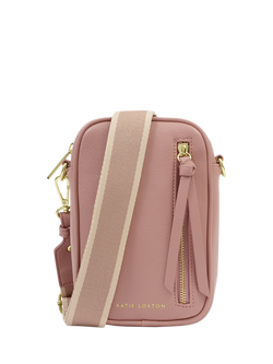 Katie Loxton Hallie Small Crossbody Bag, Pink Heather, Pink Heather