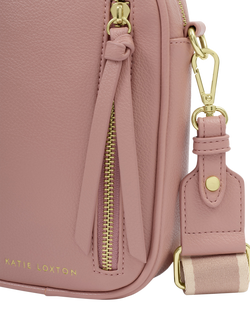 Katie Loxton Hallie Small Crossbody Bag, Pink Heather - view 2, Pink Heather